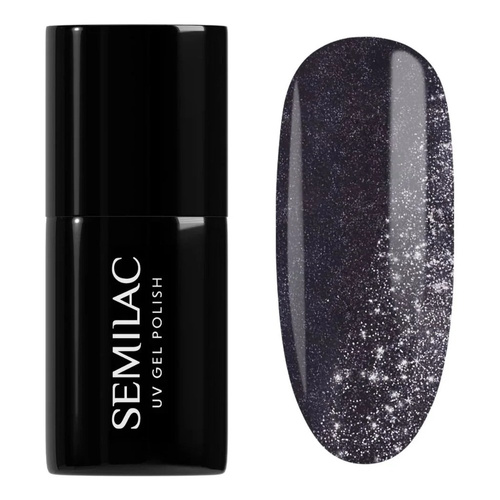 Semilac Day & Night UV/LED Soak Off Hybrid Gel Nail Polish - 399 Dark & Spark 7ml