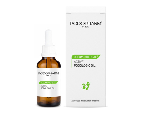 Podopharm Oleum Herbal Aktywny Olejek Podologiczny do Paznokci Dłoni i Stóp 10ml