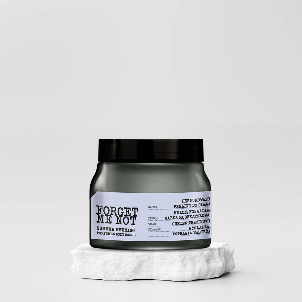 Farmona Forget Me Not Summer Evening Perfumowany Peeling do Ciała z Cukrem Trzcinowym i Złotą Perłą 270g