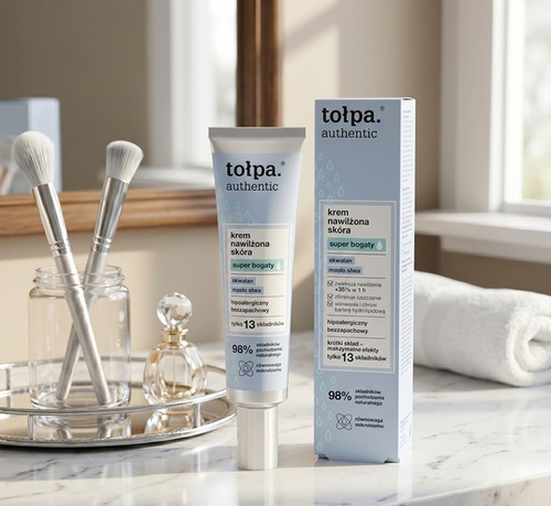 Tolpa Authentic Super Rich Krem do Twarzy dla Intensywnie Nawilżonej Skóry 40ml