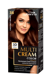 Joanna Multi Cream Color 3D Effect Farba Nr 38 Kasztanowy Brąz 1 Sztuka