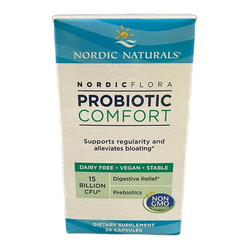 Nordic Naturals Nordic Flora Probiotic Comfort Probiotyk Na Komfort Trawienny 30 Kapsułek