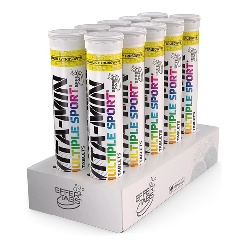 Olimp Nutrition Vita-Min Multiple Sport Effervescent Tablets Citrus Flavour 200 Tablets