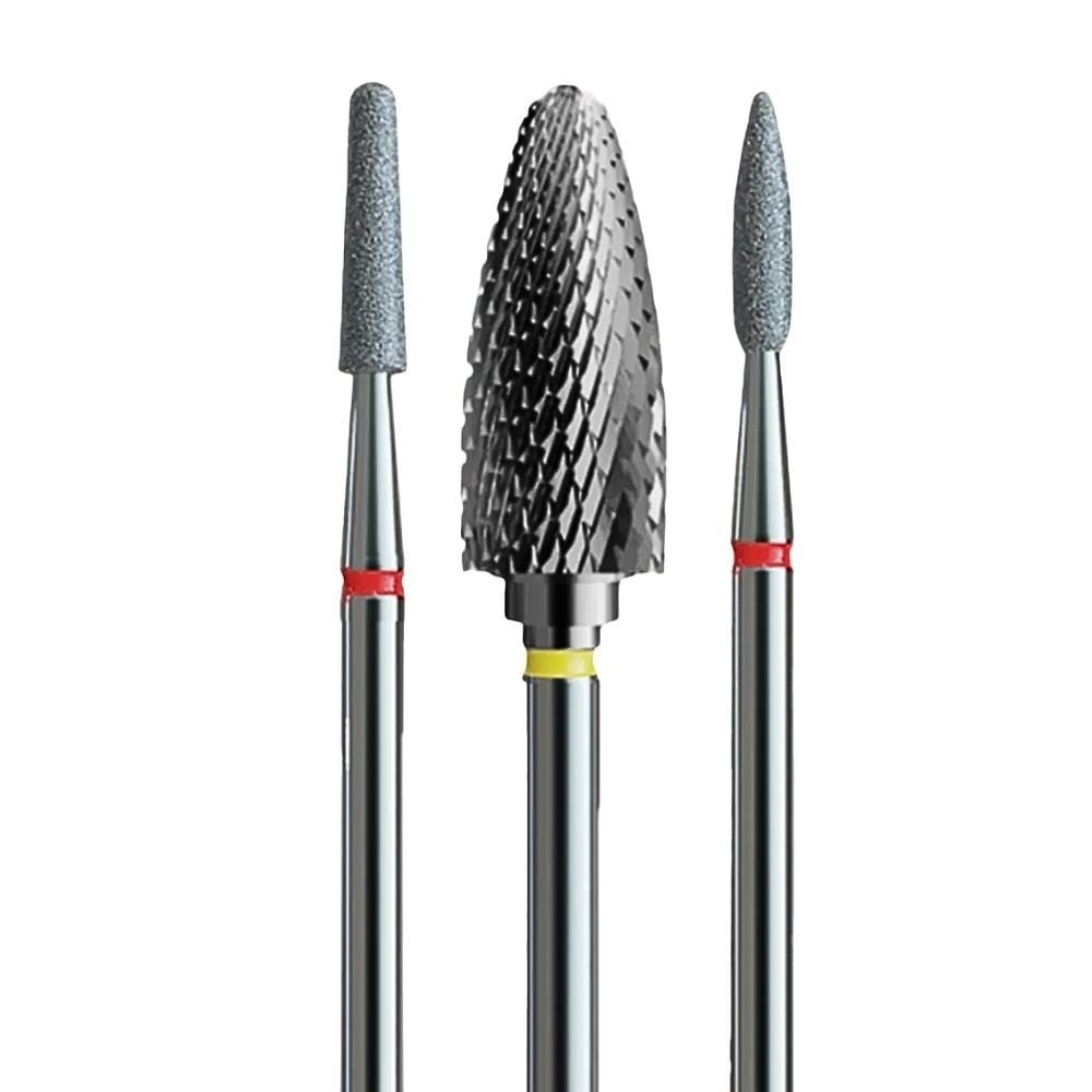 IQ Nails Beginner Nail Drill Bit Set 3pcs