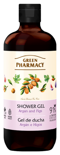 Green Pharmacy Argan and Figs Delicate Cleansing Shower Gel 500ml