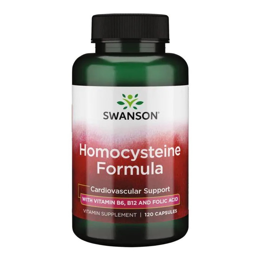Swanson Homocysteine Formula Wsparcie Organizmu 120 Kapsułek