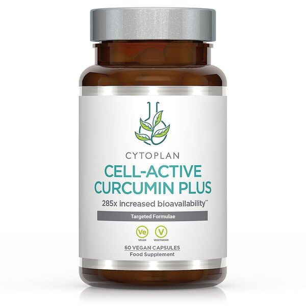 Cytoplan Cell-Active Kurkumina Plus Wysoko Przyswajalna Kurkumina z Imbirem 60 Kapsułek