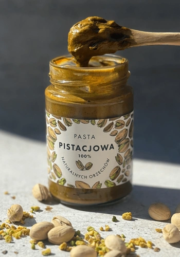 Młyn Kopytowa Skarby Młyna 100% Naturalna Pasta Pistacjowa 250g