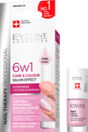 Eveline Nail Therapy Professional 6in1 Care & Color Concentrated Nail Conditioner Giving Color Pink Pearl 5ml