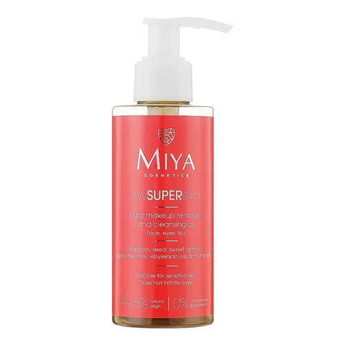 MIYA mySUPERskin Light Oil for Make-up Removal for All Skin Types 140ml