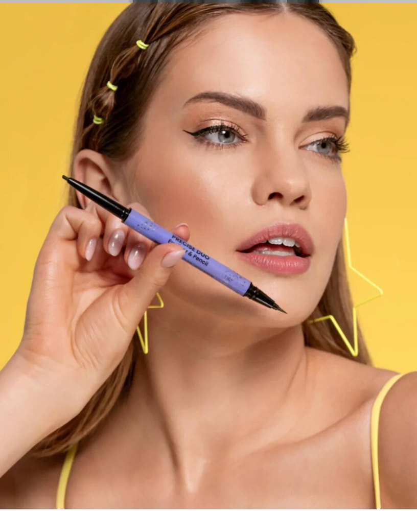 Stars From the Stars Precise Duo Eyeliner & Pencil Black No. 02 Pen 0.5g Pencil 0.15g