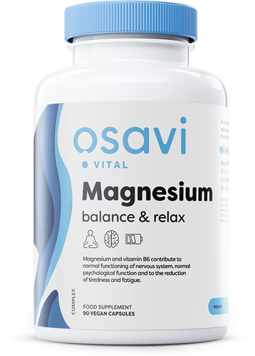 Osavi Magnez Równowaga i Relaks Suplement na Stres i Relaksację 90 Kapsułek