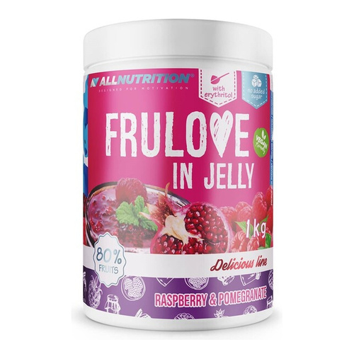 Allnutrition Frulove In Jelly Malina i Granat Owoce w Żelu Bez Cukru 1000g