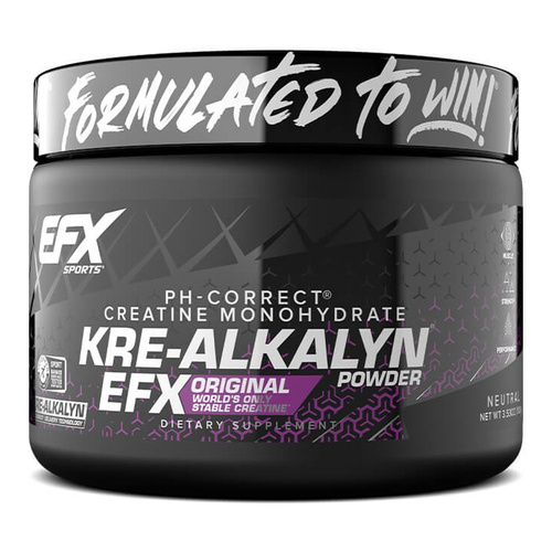 EFX Sports Kre-Alkalyn Kreatyna w proszku, Bez smaku 100g
