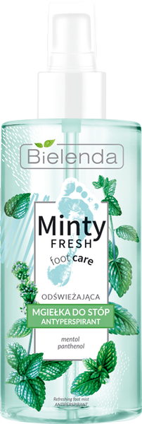 BIELENDA MINTY Fresh Foot Care Mgiełka Odświeżająca Antyperspirant Do Stóp 150ml