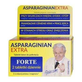 Asparaginian Extra Uniphar Magnesium Potassium Tablets 50pcs