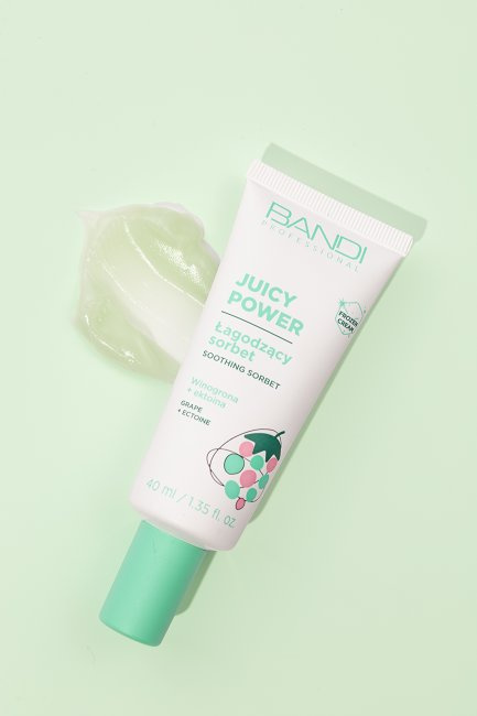 Bandi Juicy Power Limited Edition Łagodzący Lekki iOwocowy Sorbet w Kremie dla Każdego Rodzaju Skóry 40ml Best Before 31.10.25