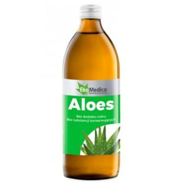EkaMedica Naturalny 100% Sok z Aloesu 1000ml