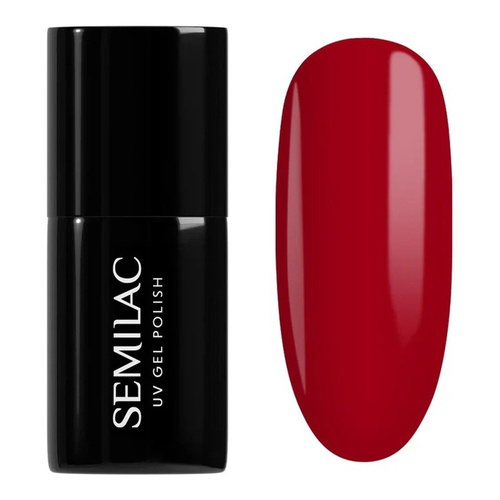 Semilac Hybrid Gel Polish Hottie - 027 Intense Red 7ml