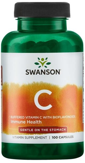 Swanson Buffered Vitamin C with Bioflavonoids 100 Kapsułek