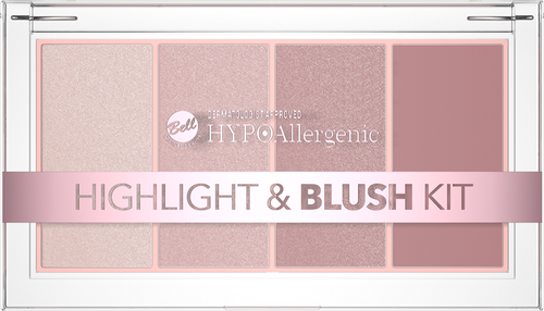 Bell HypoAllergenic Highlight & Blush Kit Matte Illuminating Powders Set 01 20g