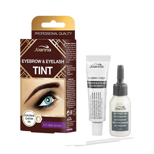 Joanna Tint Eyebrow & Eyelashes Henna for Eyebrows and Eyelashes No. 3.0. Dark Brown 15ml
