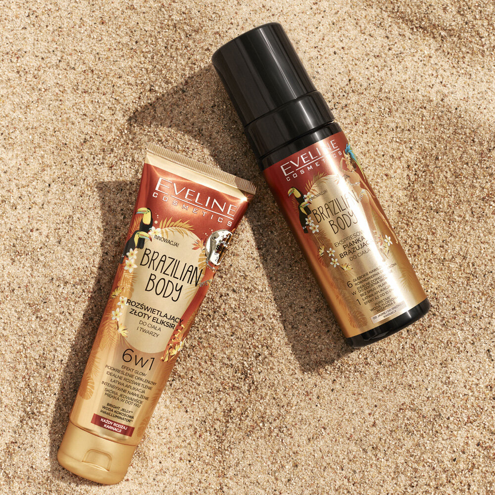 Eveline Brazilian Body Nawilżająca Ekspresowa Pianka Brązująca do Ciała 150ml