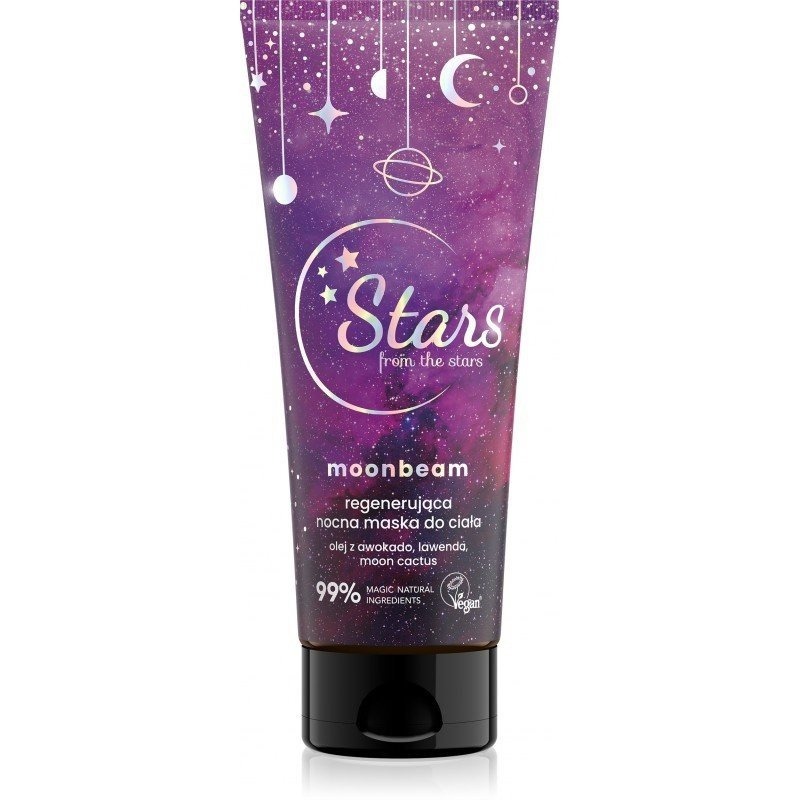 Stars from the Stars Moonbeam Regenerating Night Body Mask Vegan 200ml Best Before 31.12.25