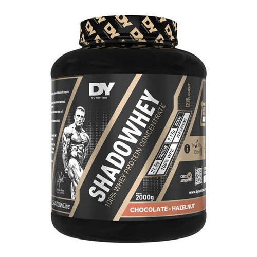 Dorian Yates ShadoWhey Concentrate Koncentrat Białka Serwatkowego Czekolada Orzech Laskowy Na Budowę Masy Mięśniowej i Regenerację 2000g