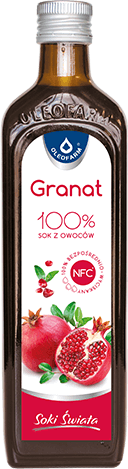 Oleofarm Soki Świata Sok z Granatu z Cynkiem 490ml