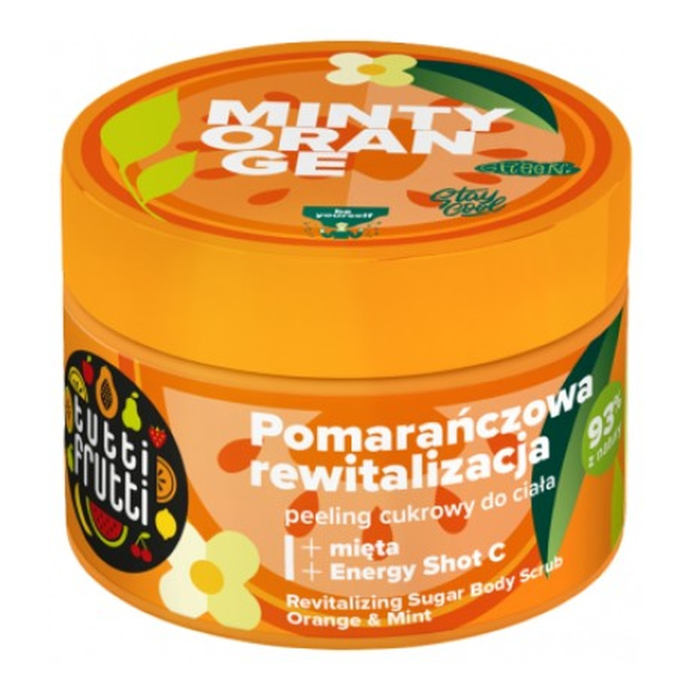 Tutti Frutti Revitalizing Sugar Body Peeling Orange and Mint + Energy Shot C 300g