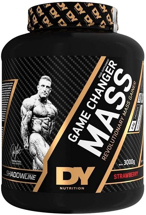 Dorian Yates Game Changer Mass Gainer for Muscle Mass Strawberry Flavour 3000g