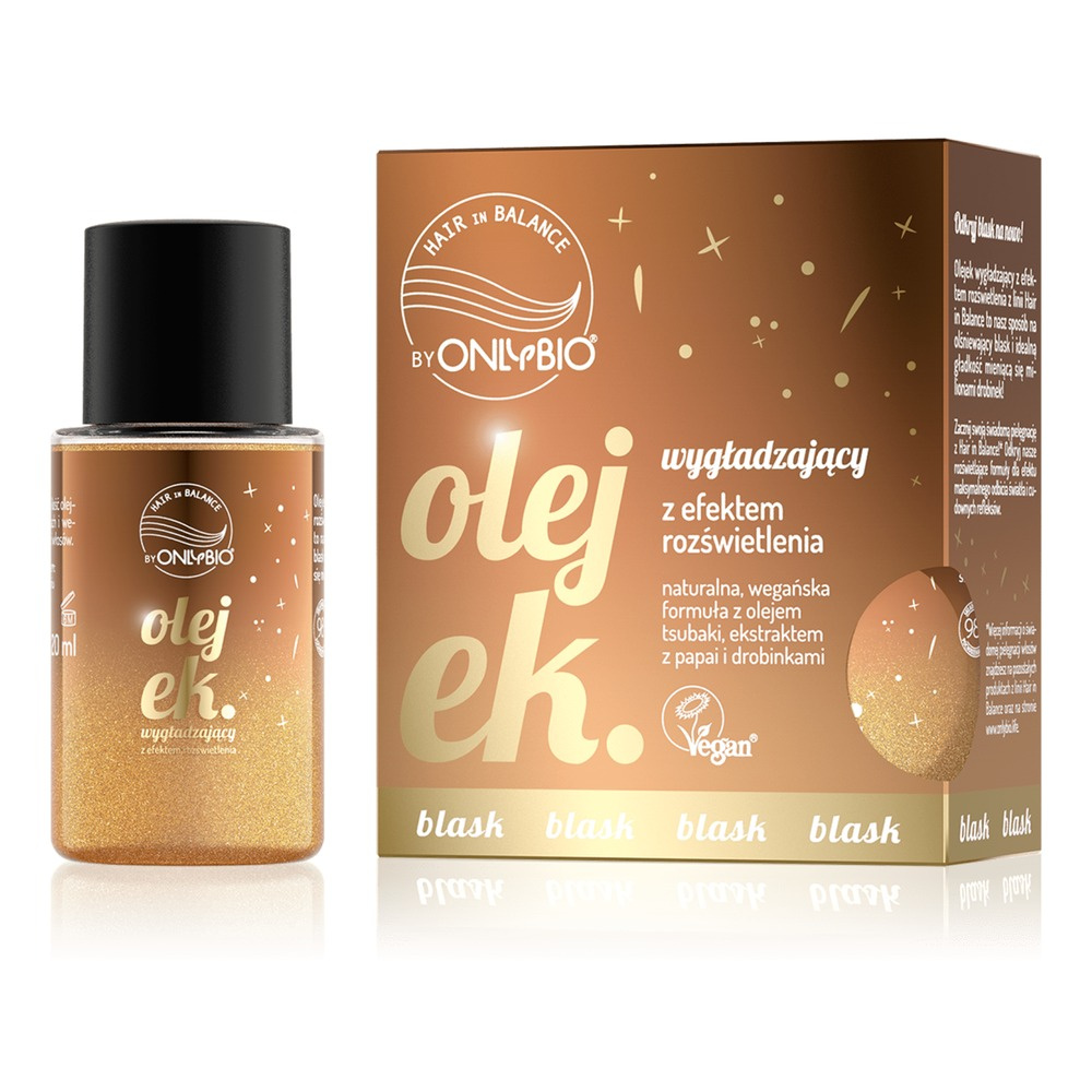 OnlyBio Hair in Balance Smoothing Oil with Brightening Effect for Dry and Dull Hair 20ml