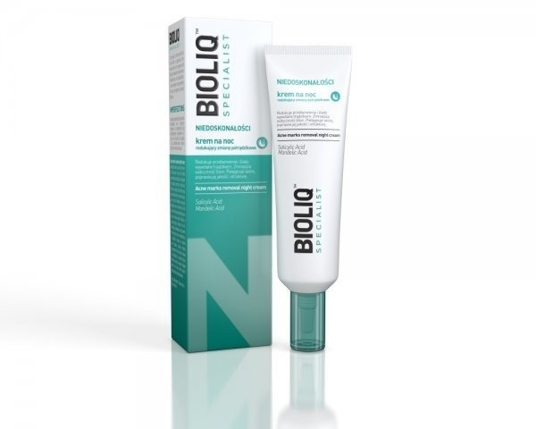 Bioliq Specialist Niedoskonałości Krem na Noc Redukujący Zmiany Potrądzikowe 30ml