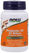 Now Foods Probiotic-10 50 Billion Supports Digestive System 50 Capsules