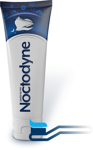 Noctodyne Toothpaste Recommended for Use Overnight Antibacterial Properties 75ml