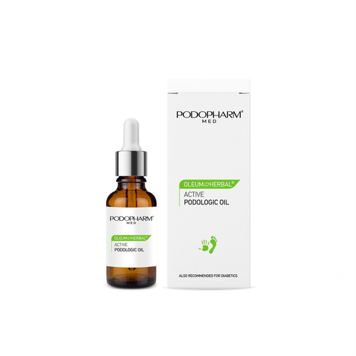 Podopharm Oleum Herbal Aktywny Olejek Podologiczny do Paznokci Dłoni i Stóp 10ml
