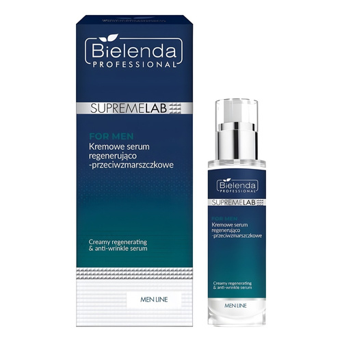 Bielenda Professional SupremeLab Men Line Kremowe Serum Regenerująco-Przeciwzmarszczkowe 30ml