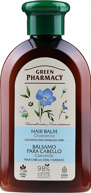 Green Pharmacy Balm for Weak and Damaged Hair Chamomile 300ml