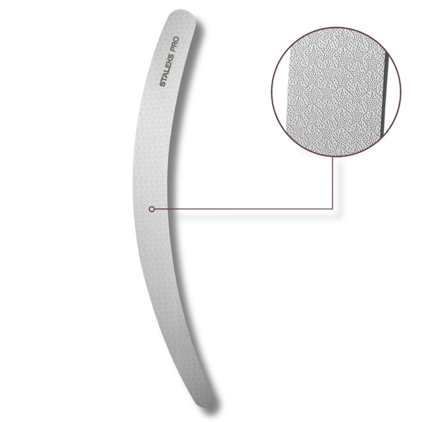 Staleks Expert 10 Laser Nail File Straight And Curved For Manicure And Pedicure 165mm 170mm-FE-10-170 (170 curved)