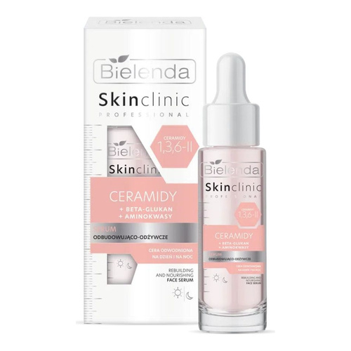 Bielenda Skin Clinic Professional Serum Regenerating and Nourishing Ceramides Beta-Glucan Amino Acids for Dehydrated Skin 30ml