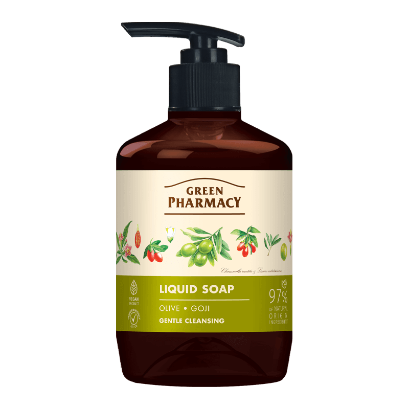 Green Pharmacy Liquid Soap Olive Oil and Goji Berries 460ml