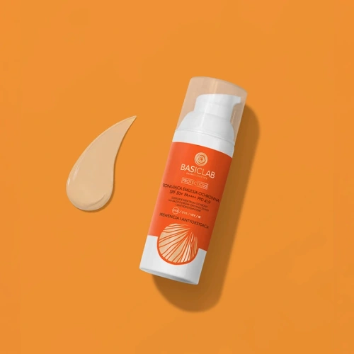 BasicLab Protecticus Koloryzująca Emulsja SPF 50 50ml