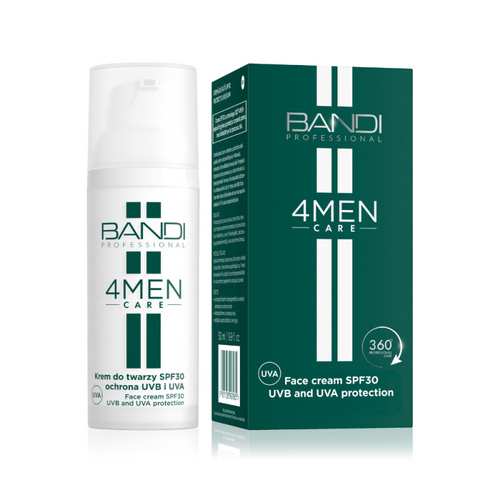 Bandi 4Men Care Face Ochronny Krem do Twarzy SPF30 UVB UVA 50ml