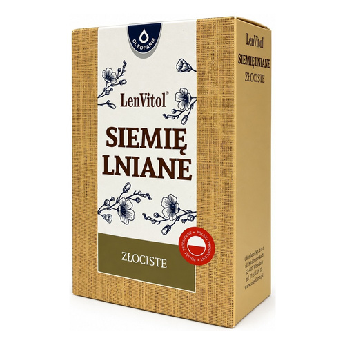 Oleofarm LenVitol Siemię Lniane Złociste 250g