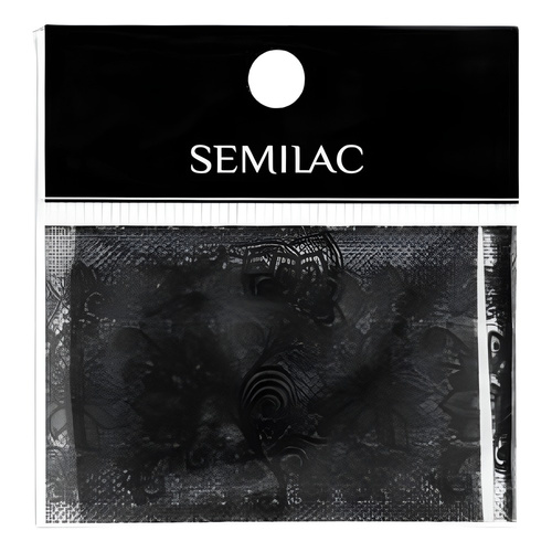 Semilac Nail Transfer Foil Black Lace 06