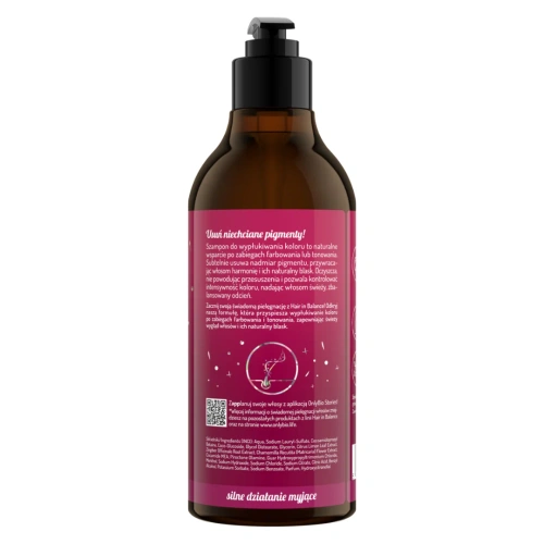 OnlyBio Hair in Balance Kolor Szampon Przyspieszający Wypłukiwanie Koloru 400ml