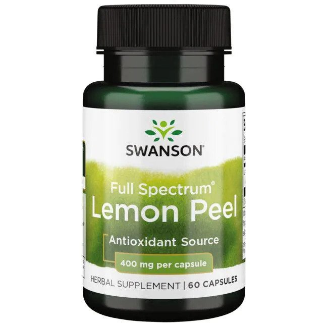 Swanson Full Spectrum Lemon Peel 400mg 60 Capsules