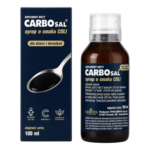 Carbosal syrop o smaku coli 100ml