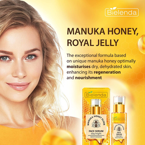 Bielenda Manuka Honey Nutri Elixir Nourishing Moisturizing Day & Night Serum 30g Best Before 30.11.25